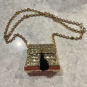 Vintage 18k gold dipped Debbie J Palmer Evening Purse